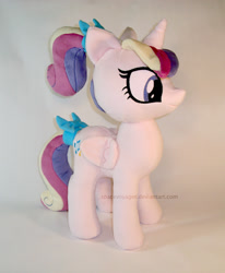 Size: 990x1200 | Tagged: safe, artist:planetplush, character:princess cadance, custom, irl, photo, plushie, solo, watermark, younger