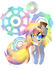 Size: 1070x1426 | Tagged: safe, artist:bamboodog, oc, oc only, oc:timestep, parent:doctor whooves, parent:unnamed oc, parents:canon x oc, species:earth pony, species:pony, offspring, solo