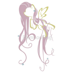 Size: 550x550 | Tagged: safe, artist:bamboodog, character:fluttershy, clothing, female, iphone case, merchandise, redbubble, shirt, solo, sticker