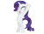 Size: 634x490 | Tagged: dead source, safe, artist:quanno3, character:rarity, species:pony, bipedal, simple background, transparent background, vector