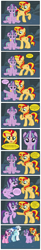 Size: 1453x8909 | Tagged: safe, alternate version, artist:majkashinoda626, character:double diamond, character:night glider, character:party favor, character:starlight glimmer, character:sugar belle, character:sunset shimmer, comic, equal four, forgiveness, heartwarming in hindsight, reformation, twilight's counterparts