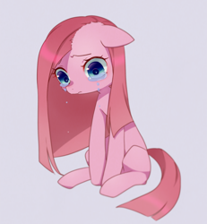 Size: 1200x1301 | Tagged: safe, artist:kkmrarar, character:pinkamena diane pie, character:pinkie pie, crying, female, pinkie cry, pixiv, solo
