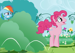 Size: 1240x874 | Tagged: safe, artist:trotsworth, character:pinkie pie, character:rainbow dash, fanfic:on a cross and arrow, ship:pinkiedash, bubble berry, bubbledash, female, half r63 shipping, male, rule 63, shipping, straight, wingboner