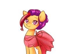 Size: 1280x960 | Tagged: safe, artist:sugarberry, character:apple spice, species:pony, clothing, dress, solo