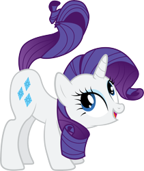 Size: 9450x11220 | Tagged: safe, artist:silentmatten, character:rarity, episode:friendship is magic, g4, my little pony: friendship is magic, absurd resolution, butt shake, cute, female, plot, raised tail, raribetes, simple background, solo, tail whip, transparent background, vector