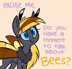 Size: 4000x3831 | Tagged: safe, artist:meekcheep, oc, oc only, oc:hexferry, species:mothpony, cute, do you have a minute to talk about our lord and savior, eye clipping through hair, ocbetes, open mouth, original species, smiling, solo