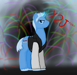 Size: 1200x1173 | Tagged: safe, artist:short circuit, chris jericho, clothing, jacket, ponified, wrestling, wwe