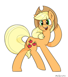 Size: 1400x1600 | Tagged: safe, artist:melodicmarzipan, character:applejack, female, simple background, solo