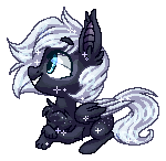 Size: 150x146 | Tagged: safe, artist:spacechickennerd, oc, oc only, oc:whitesoleil, animated, pixel art, solo