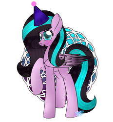 Size: 1024x1103 | Tagged: safe, artist:northlights8, oc, oc only, colored wings, colored wingtips, solo