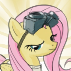 Size: 512x512 | Tagged: safe, artist:giantmosquito, character:fluttershy, dr adorable, female, solo