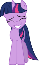 Size: 3346x5500 | Tagged: safe, artist:xpesifeindx, character:twilight sparkle, female, happy, milestone, simple background, smiling, solo, transparent background, vector