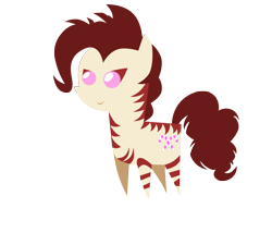 Size: 3000x2700 | Tagged: safe, artist:aborrozakale, oc, oc only, oc:rampage, species:zebra, fallout equestria, high res, pointy ponies, simple background, solo, transparent background