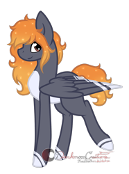 Size: 963x1294 | Tagged: safe, artist:anxiouslilnerd, oc, oc only, species:pegasus, species:pony, commission, simple background, solo, transparent background