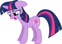 Size: 5000x3555 | Tagged: safe, artist:xpesifeindx, character:twilight sparkle, character:twilight sparkle (unicorn), species:pony, species:unicorn, downcast, female, floppy ears, mare, open mouth, simple background, solo, transparent background, vector