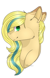 Size: 1525x2389 | Tagged: safe, artist:crazllana, oc, oc only, oc:ashley, species:earth pony, species:pony, bust, female, mare, portrait, simple background, solo, transparent background