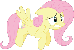 Size: 9604x6497 | Tagged: safe, artist:hawk9mm, artist:photomix3r, edit, character:fluttershy, species:pegasus, species:pony, episode:daring don't, g4, my little pony: friendship is magic, absurd resolution, female, mare, simple background, solo, transparent background, vector, vector edit, vector trace