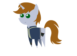 Size: 3182x2327 | Tagged: safe, artist:aborrozakale, oc, oc only, oc:littlepip, species:pony, species:unicorn, fallout equestria, clothing, cutie mark, fanfic, fanfic art, female, high res, horn, mare, pipbuck, pointy ponies, simple background, smiling, solo, transparent background, vault suit, vector