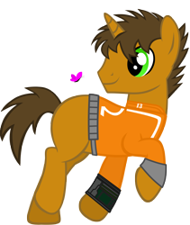 Size: 3714x4401 | Tagged: safe, artist:aborrozakale, oc, oc only, oc:duststorm, species:pony, species:unicorn, clothing, high res, male, simple background, solo, stallion, transparent background, vector