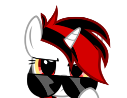 Size: 5816x4480 | Tagged: safe, artist:aborrozakale, oc, oc only, oc:blackjack, species:pony, species:unicorn, fallout equestria, fallout equestria: project horizons, absurd resolution, deal with it, female, mare, simple background, solo, sunglasses, transparent background, vector