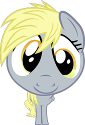 Size: 5000x7355 | Tagged: safe, artist:uxyd, character:derpy hooves, species:pegasus, species:pony, .svg available, absurd resolution, female, fisheye lens, looking at you, mare, simple background, smiling, solo, transparent background, vector