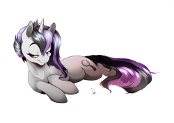 Size: 3507x2480 | Tagged: safe, artist:dormin-dim, oc, oc only, species:pony, species:unicorn, female, mare, simple background, smiling, solo, transparent background