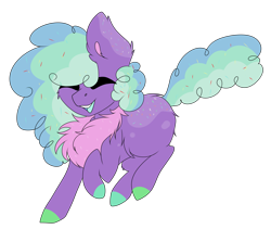 Size: 3249x2745 | Tagged: safe, artist:crazllana, oc, oc only, oc:sprinkle, species:earth pony, species:pony, female, happy, high res, mare, simple background, solo, transparent background