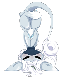 Size: 3480x4128 | Tagged: safe, artist:crazllana, oc, oc only, oc:frost bite, species:earth pony, species:pony, female, headstand, high res, mare, simple background, solo, transparent background, upside down