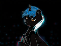 Size: 3500x2643 | Tagged: safe, artist:timkaa, oc, oc only, species:pony, species:unicorn, dog tags, male, scared, solo