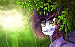 Size: 4000x2500 | Tagged: safe, artist:timkaa, oc, oc only, species:pegasus, species:pony, bush, female, mare, solo