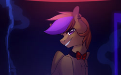 Size: 1280x800 | Tagged: safe, artist:timkaa, oc, oc only, species:pegasus, species:pony, bow tie, male, solo, stallion