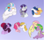 Size: 2980x2668 | Tagged: safe, artist:saphi-boo, character:applejack, character:fizzlepop berrytwist, character:fluttershy, character:maud pie, character:pinkie pie, character:prince blueblood, character:princess celestia, character:rainbow dash, character:rarity, character:shining armor, character:spike, character:tempest shadow, character:twilight sparkle, character:twilight sparkle (alicorn), species:alicorn, species:dragon, species:earth pony, species:pegasus, species:pony, species:unicorn, ship:dashlestia, ship:flutterspike, ship:rarimaud, ship:tempestlight, my little pony: the movie (2017), bluepie, blushing, broken horn, crack shipping, female, kissing, lesbian, male, mane six, mare, shiningjack, shipping, spread wings, stallion, straight, wings