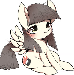 Size: 1335x1351 | Tagged: safe, artist:ccc, character:wild fire, species:pegasus, species:pony, female, looking at you, mare, simple background, solo, white background