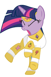 Size: 801x1206 | Tagged: safe, artist:doctorxfizzle, character:twilight sparkle, species:pony, species:unicorn, armor, elements of harmony, eyes closed, female, mare, simple background, solo, transparent background