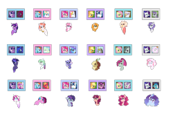 Size: 5078x3407 | Tagged: safe, artist:saphi-boo, character:applejack, character:big mcintosh, character:discord, character:fleur-de-lis, character:fluttershy, character:gilda, character:marble pie, character:maud pie, character:pinkie pie, character:prince blueblood, character:princess cadance, character:princess celestia, character:princess ember, character:princess luna, character:rainbow dash, character:rarity, character:shining armor, character:sugar belle, character:sweetie belle, character:tempest shadow, character:trixie, character:twilight sparkle, character:twilight sparkle (alicorn), character:vapor trail, oc, parent:applejack, parent:big macintosh, parent:discord, parent:fleur-de-lis, parent:fluttershy, parent:gilda, parent:marble pie, parent:maud pie, parent:pinkie pie, parent:prince blueblood, parent:princess cadance, parent:princess celestia, parent:princess ember, parent:princess luna, parent:rainbow dash, parent:rarity, parent:shining armor, parent:sugar belle, parent:sweetie belle, parent:tempest shadow, parent:trixie, parent:twilight sparkle, parent:vapor trail, parents:applecord, parents:bluepie, parents:dashlestia, parents:emberity, parents:fleurity, parents:flutterbelle, parents:gildashy, parents:marbleshy, parents:rainbowmac, parents:rarimaud, parents:shiningjack, parents:shiningpie, parents:sugarjack, parents:tempestlight, parents:trixiepie, parents:twidance, parents:twiluna, parents:vapordash, species:alicorn, species:draconequus, species:dracony, species:earth pony, species:hippogriff, species:pegasus, species:pony, species:unicorn, g4, alicorn oc, bust, draconequus oc, glasses, hybrid, interspecies offspring, licking, licking lips, magical lesbian spawn, mane six, offspring, shipping, simple background, straw in mouth, tongue out, transparent background