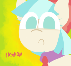 Size: 650x600 | Tagged: safe, artist:alittleofsomething, character:coco pommel, species:earth pony, species:pony, fashion, female, lineless, mare, solo