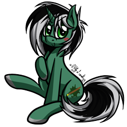 Size: 1200x1200 | Tagged: safe, artist:alittleofsomething, oc, oc only, oc:scribbles, species:pony, species:unicorn, female, mare, simple background, transparent background