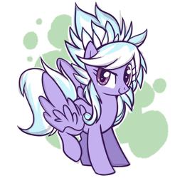 Size: 2000x2032 | Tagged: safe, artist:xsidera, character:cloudchaser, species:pegasus, species:pony, female, looking at you, mare, solo