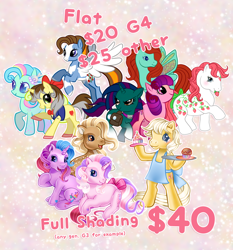 Size: 932x1000 | Tagged: safe, artist:conphettey, oc, species:pony, commission, commission info, sugarberry, sunrise song