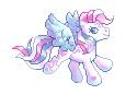 Size: 125x87 | Tagged: safe, artist:conphettey, character:star catcher, species:pony, g3, animated, female, pixel art, simple background, solo, transparent background