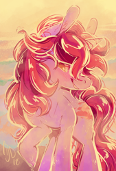 Size: 600x888 | Tagged: safe, artist:clovercoin, oc, oc:harvest tale, species:pony, cloverly ponies, solo