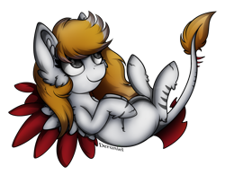 Size: 1270x993 | Tagged: safe, artist:deraniel, oc, oc:silver hush, species:pegasus, species:pony, female, happy, mare, simple background, smiling, solo, transparent background