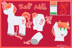 Size: 3000x2000 | Tagged: safe, artist:red note, oc, oc:red note, frog (hoof), male, plot, reference sheet, solo, underhoof