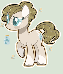 Size: 1824x2152 | Tagged: safe, artist:jxst-alexa, oc, parent:cloudy quartz, parent:pear butter, species:earth pony, species:pony, female, magical lesbian spawn, mare, offspring, simple background, solo