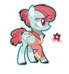 Size: 1965x2109 | Tagged: safe, artist:jxst-alexa, oc, parent:posey shy, parent:windy whistles, species:pegasus, species:pony, clothing, female, magical lesbian spawn, mare, offspring, parents:windyshy, shirt, simple background, solo, transparent background