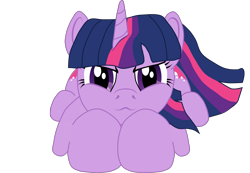 Size: 1678x1158 | Tagged: safe, artist:zeka10000, character:twilight sparkle, character:twilight sparkle (unicorn), species:pony, species:unicorn, :3, female, inkscape, lying down, simple background, solo, transparent background, vector