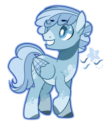 Size: 1369x1513 | Tagged: safe, artist:jxst-alexa, oc, oc only, parent:night glider, parent:party favor, parents:partyglider, species:pegasus, species:pony, folded wings, male, offspring, simple background, smiling, solo, stallion, transparent background, white outline