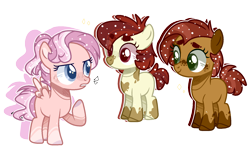 Size: 1722x1026 | Tagged: safe, artist:jxst-alexa, oc, oc only, parent:apple bloom, parent:babs seed, parent:diamond tiara, parent:pipsqueak, parent:scootaloo, parents:babsqueak, parents:pipbloom, parents:scootiara, species:pony, female, filly, magical lesbian spawn, offspring, simple background, transparent background