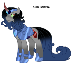 Size: 1975x1774 | Tagged: safe, artist:sweet-psycho-uwu, character:good king sombra, character:king sombra, species:pony, alternate design, armor, former good king sombra, male, simple background, solo, transparent background