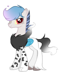 Size: 1073x1257 | Tagged: safe, artist:sweet-psycho-uwu, oc, oc only, parent:discord, parent:princess celestia, parents:dislestia, hybrid, interspecies offspring, male, offspring, simple background, solo, transparent background